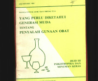 yang Perlu Dikatahui Generasi Muda Tentang Salah Guna Obat