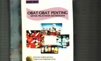 Obat-obat penting untuk pelayanan kefarmasian